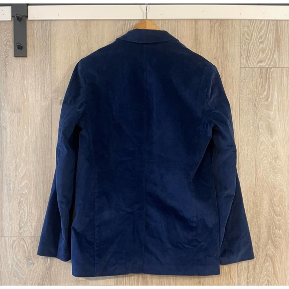Gap Women - Velvet Blazer / PANGEA BLUE / size S / NWOT - Picture 3 of 5